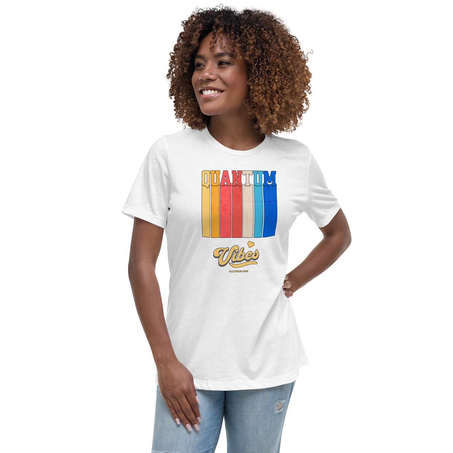 Women's Relaxed T-Shirt - Quantum Vibes
