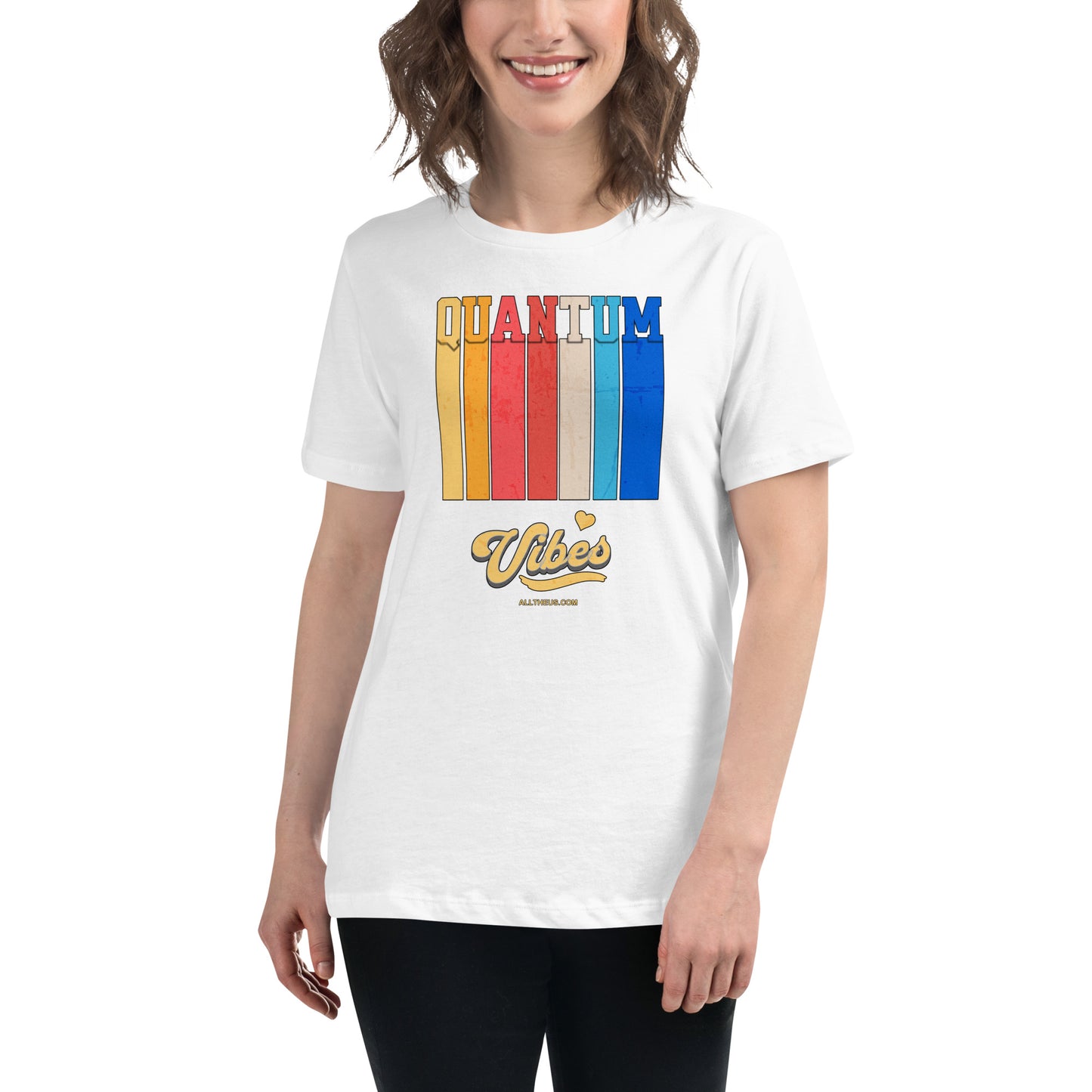 Women's Relaxed T-Shirt - Quantum Vibes