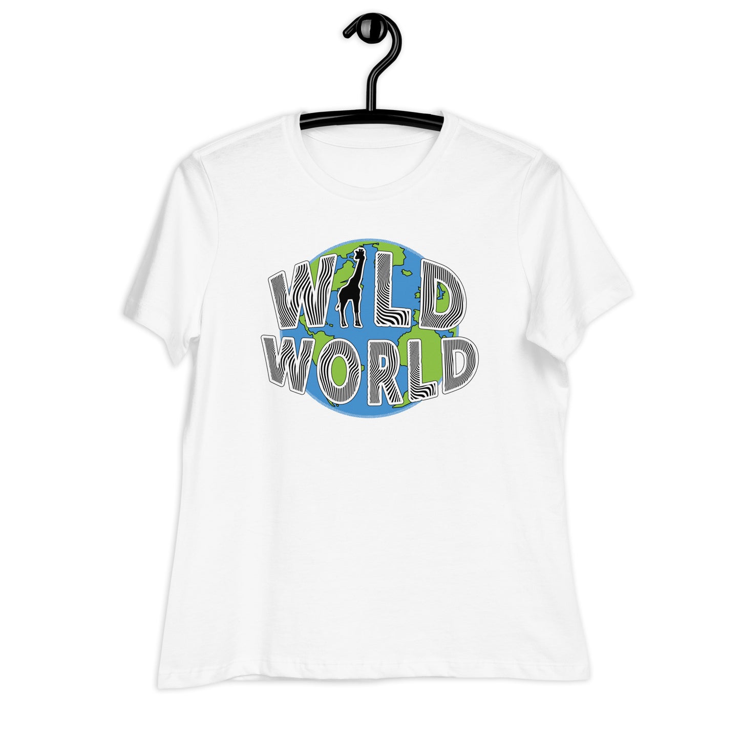 Women's Relaxed T-Shirt - Wild World w Scott Solomon