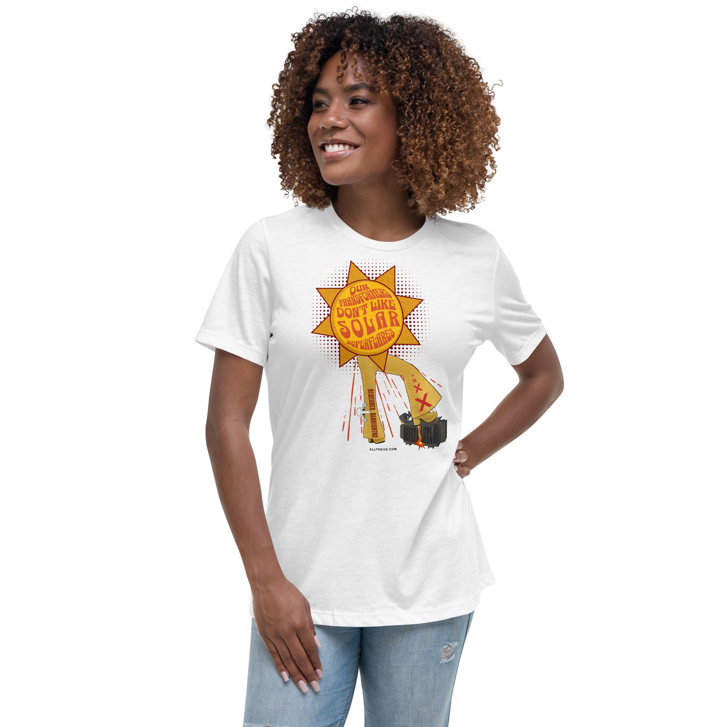 Women's Relaxed T-Shirt - Our Transformers Don't Like Superflares!