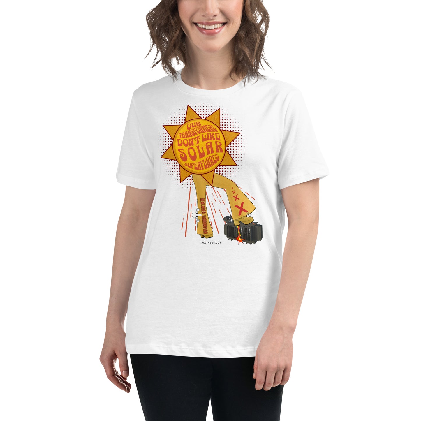 Women's Relaxed T-Shirt - Our Transformers Don't Like Superflares!