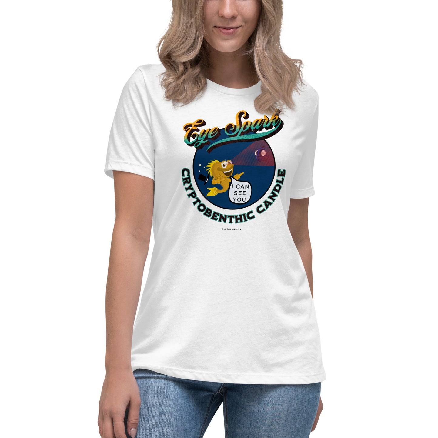 Women's Relaxed T-Shirt - A Top Hat & A Triplefin Eye Twinkle?