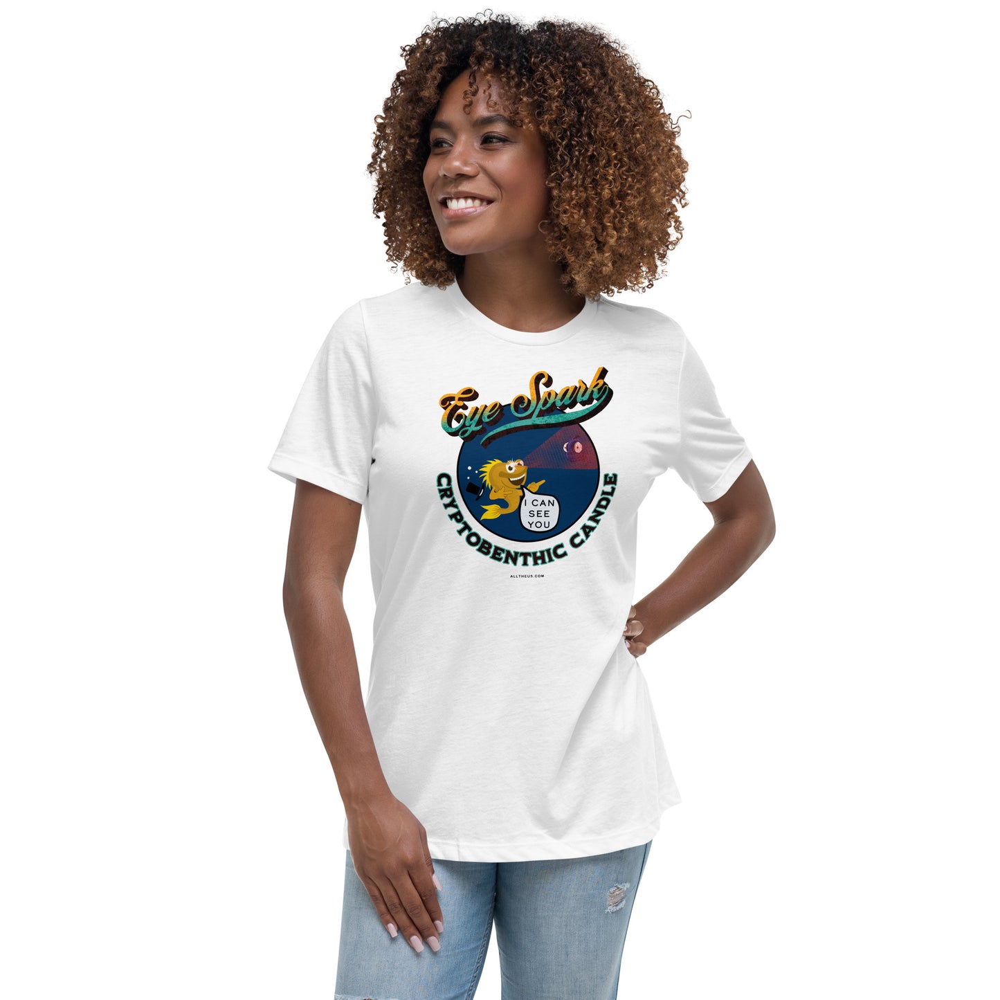Women's Relaxed T-Shirt - A Top Hat & A Triplefin Eye Twinkle?