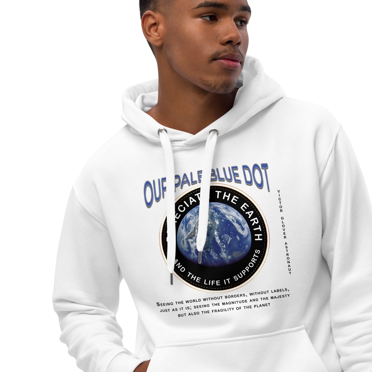 Premium eco hoodie - Appreciate The Earth, Victor Glover