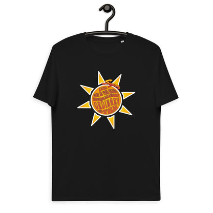 Unisex organic cotton t-shirt - We R So Lucky to Have such a Super Extra-'Ordinary' sun!