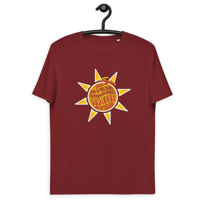 Unisex organic cotton t-shirt - We R So Lucky to Have such a Super Extra-'Ordinary' sun!