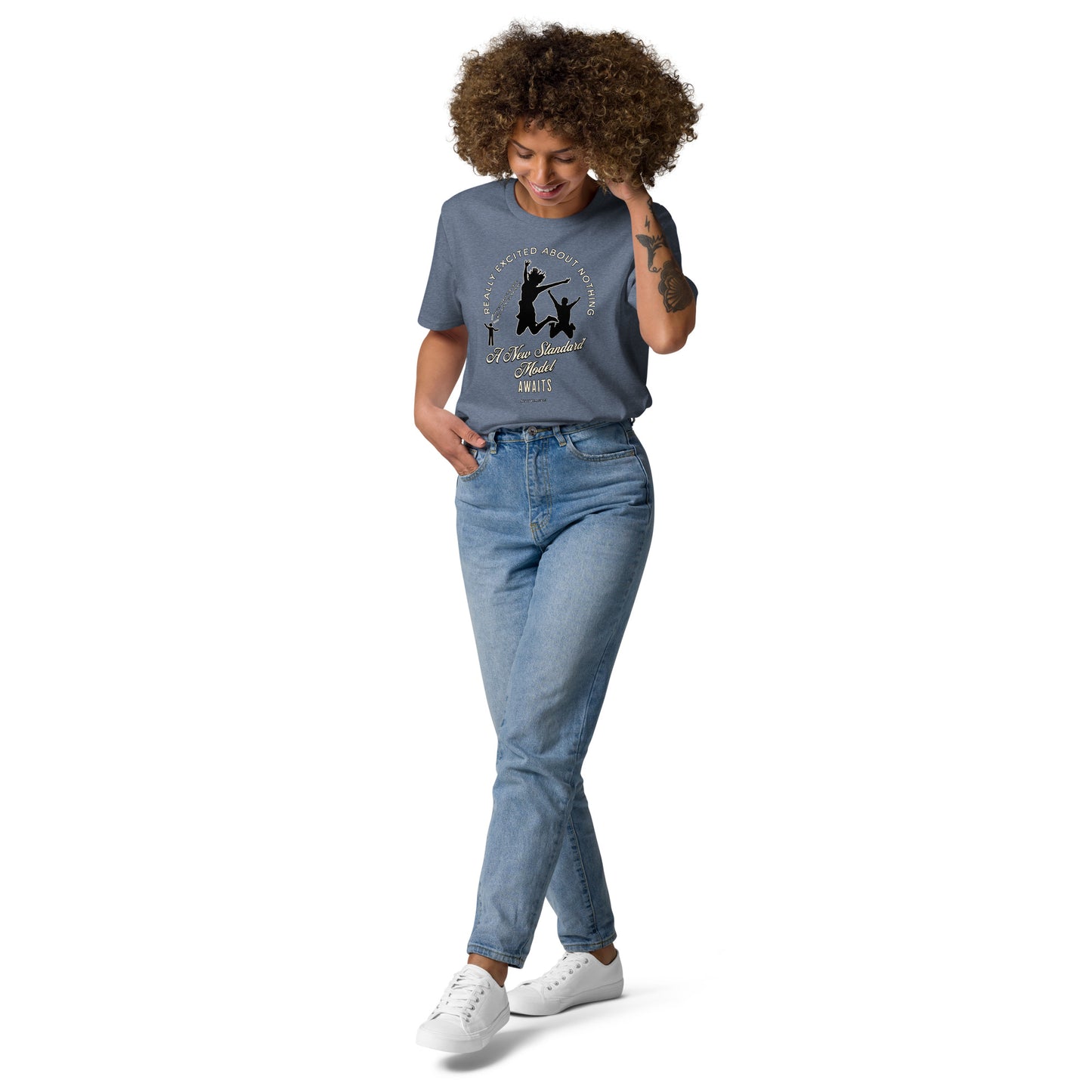 Unisex organic cotton t-shirt - A Noughty Electron Dipole Moment?