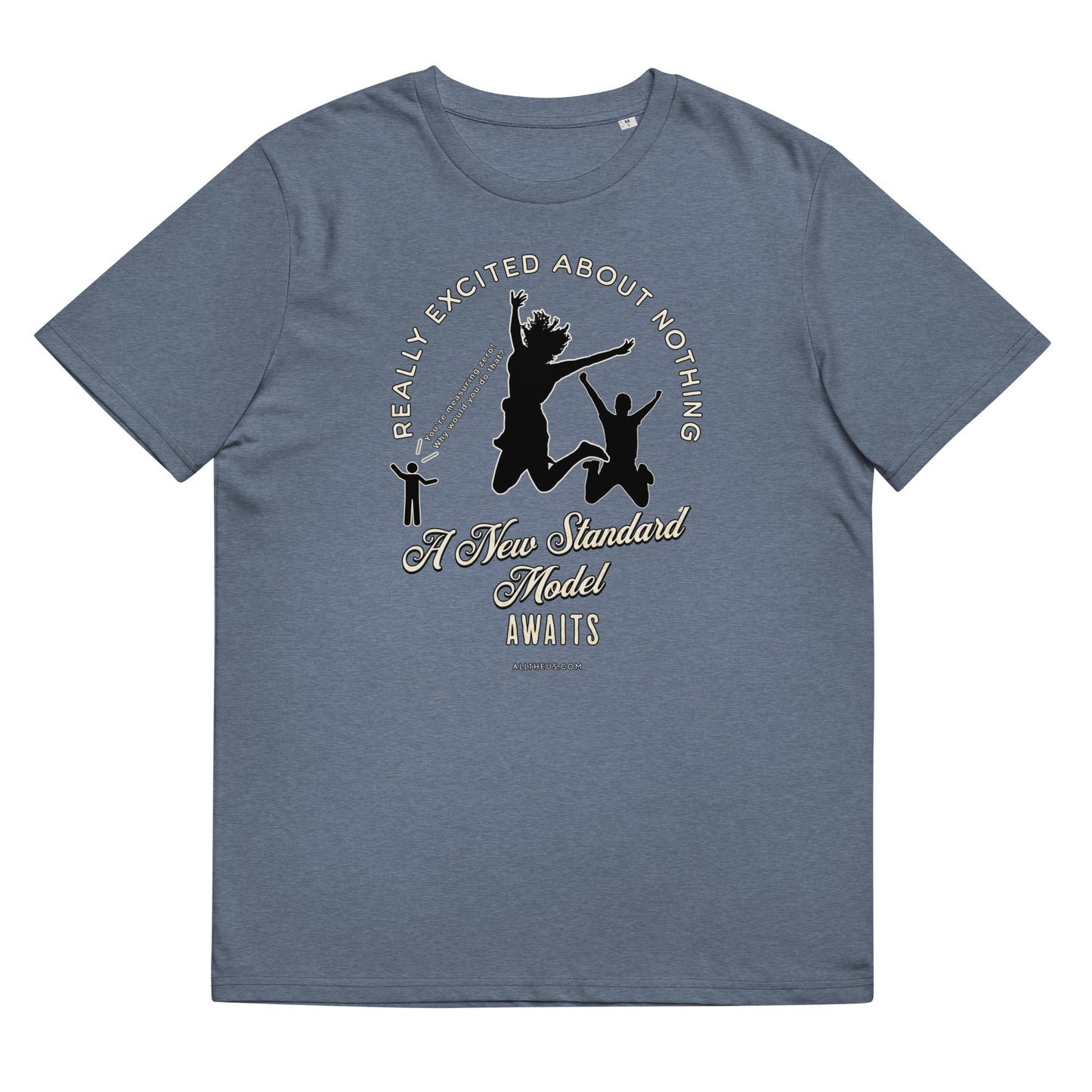 Unisex organic cotton t-shirt - A Noughty Electron Dipole Moment?