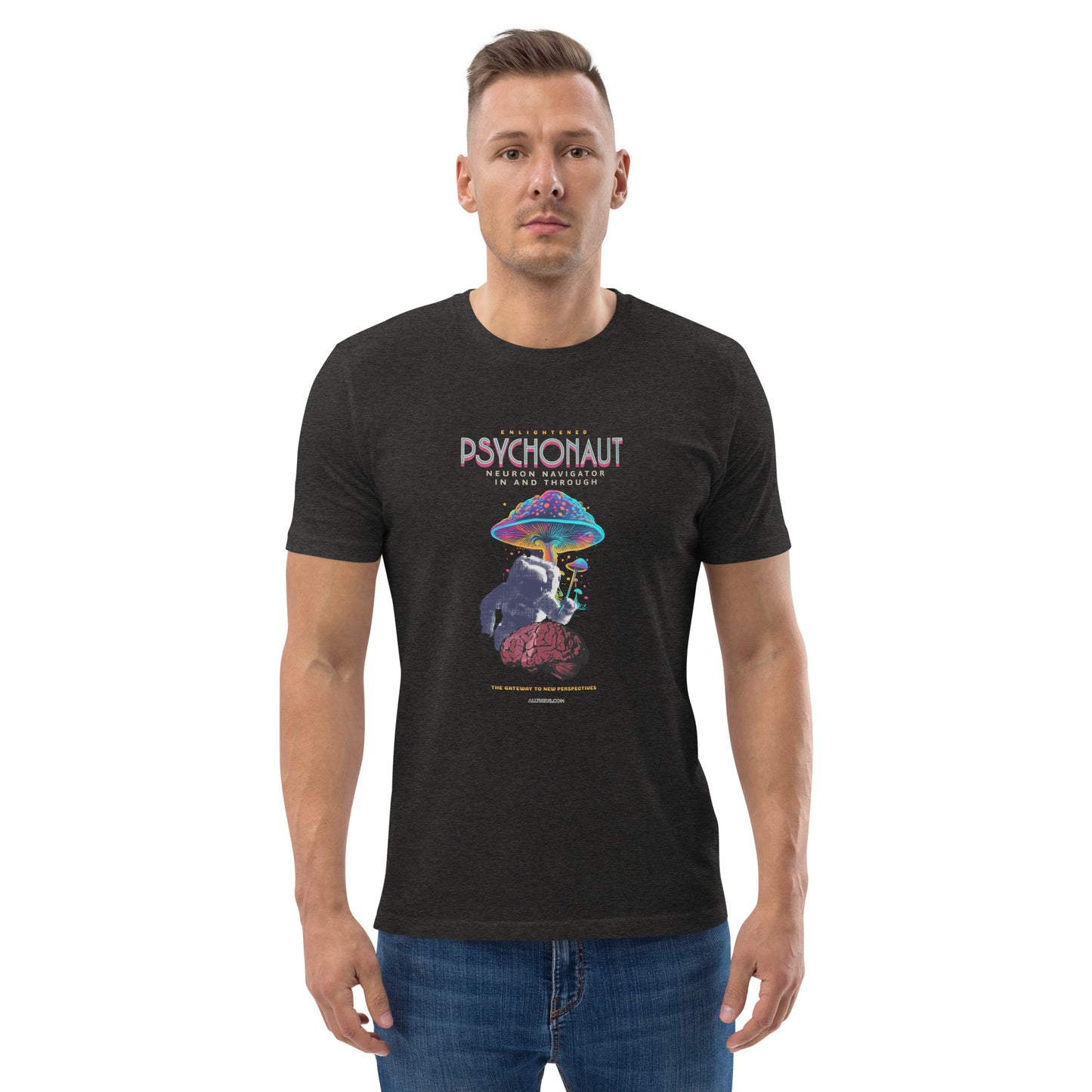 Unisex organic cotton t-shirt - Psychonauts Exploring The Inner Cosmos?