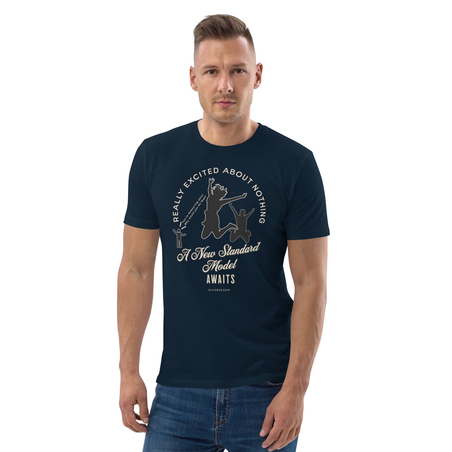 Unisex organic cotton t-shirt - A Noughty Electron Dipole Moment?