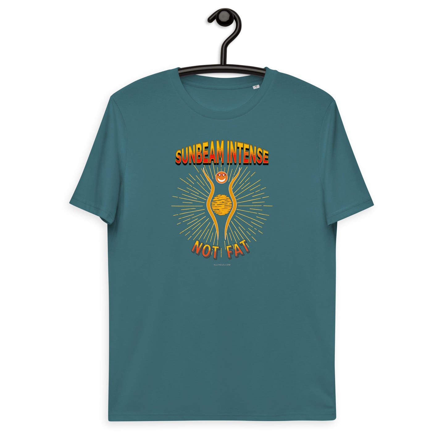 Unisex organic cotton t-shirt - Sunbeam Intense, Not Fat!