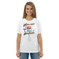 Unisex organic cotton t-shirt All You Need Is Love, Mojitos & Microfluidics
