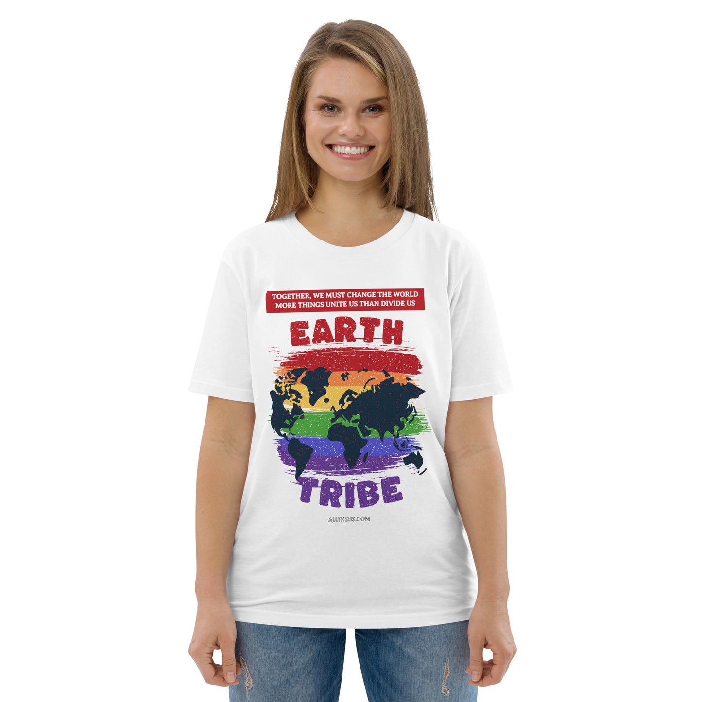 Unisex organic cotton t-shirt - Earth Tribe 2024
