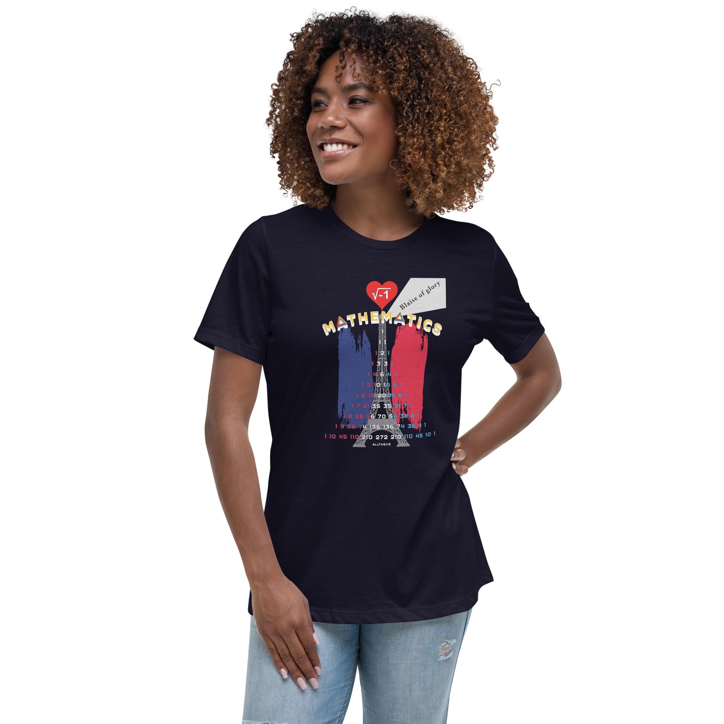 Women's Relaxed T-Shirt - Maths In A Blaise of Glory