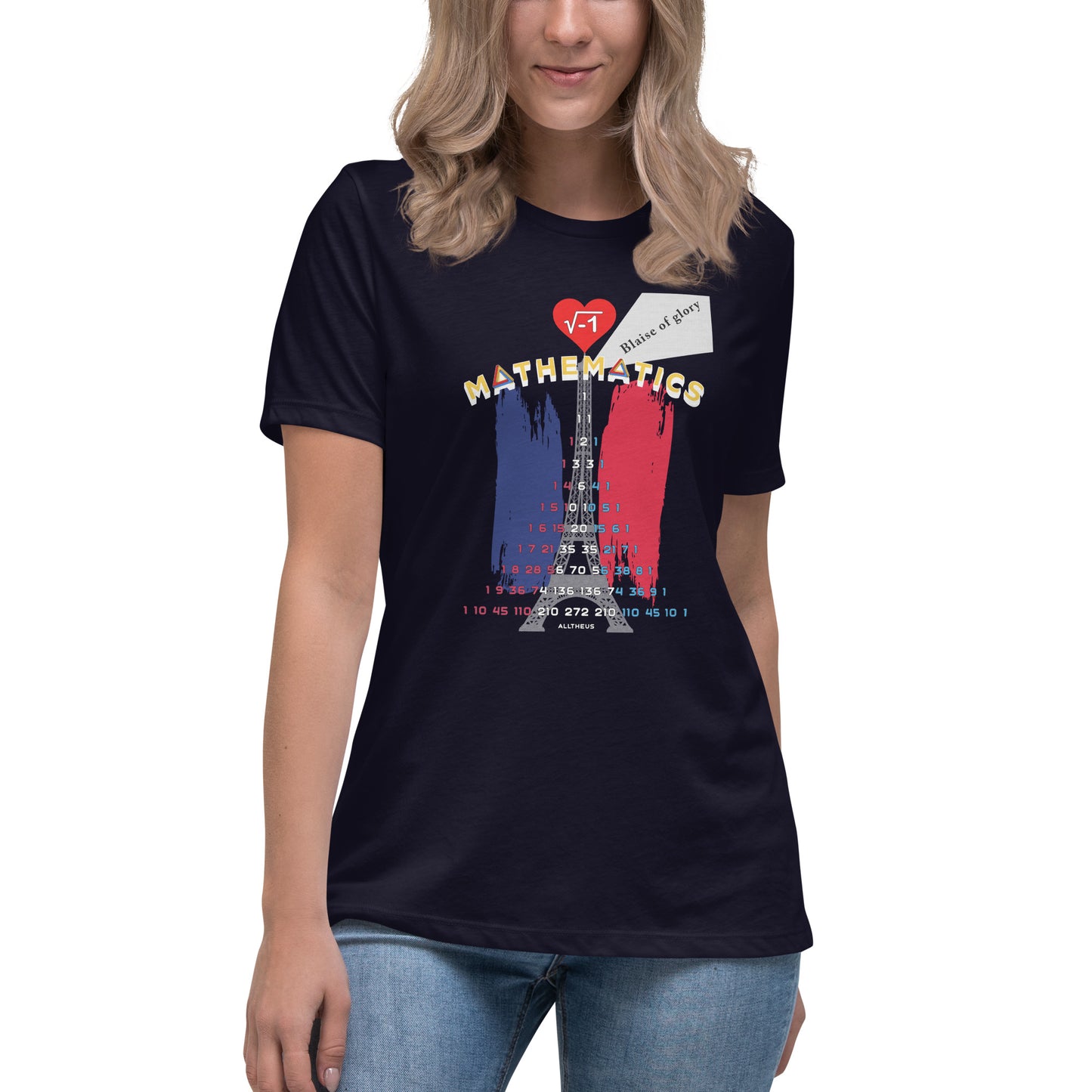 Women's Relaxed T-Shirt - Maths In A Blaise of Glory