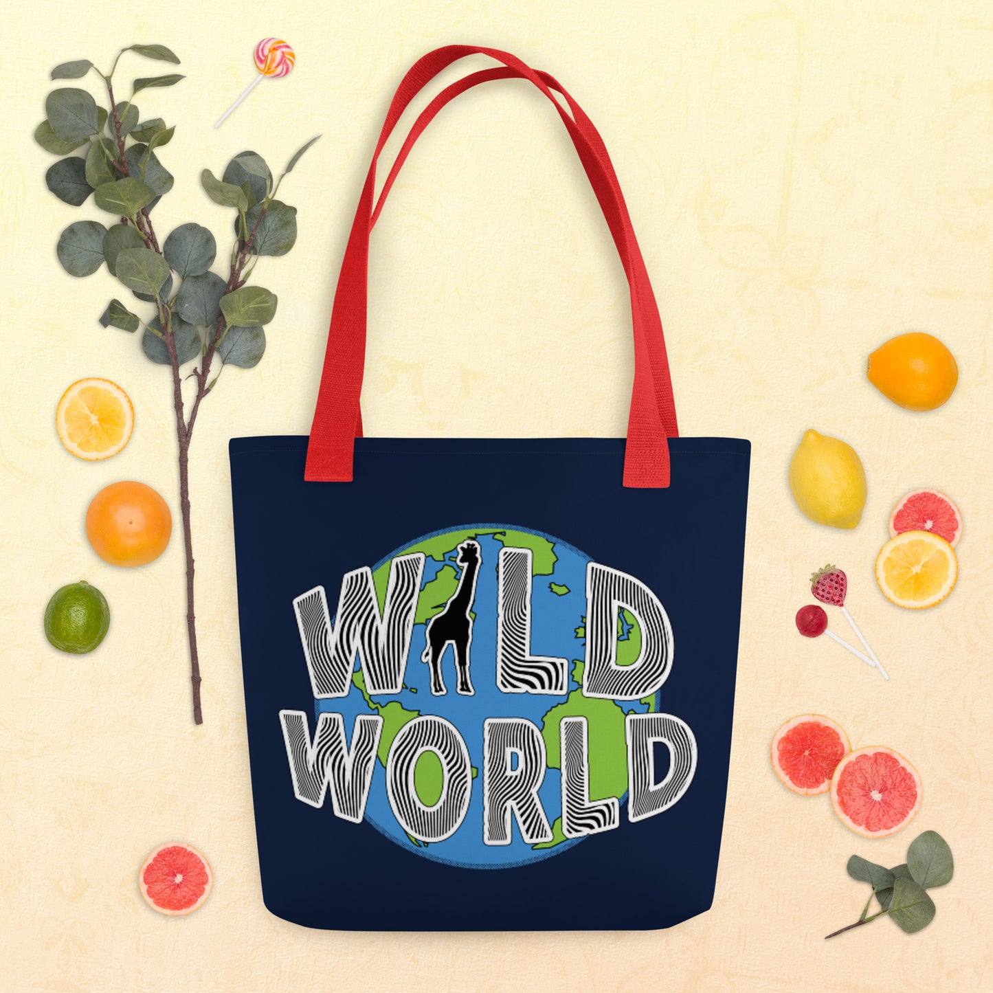 Tote bag (AOP) Wild World w Scott Solomon