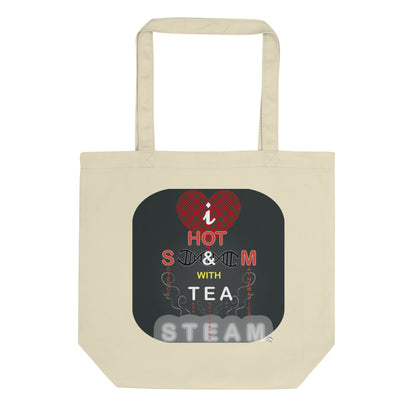 Eco Tote Bag - I Love Hot S&M with Tea