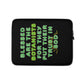 Laptop Sleeve - Blessed Are The Botanists For They Put Their Trust In Sod