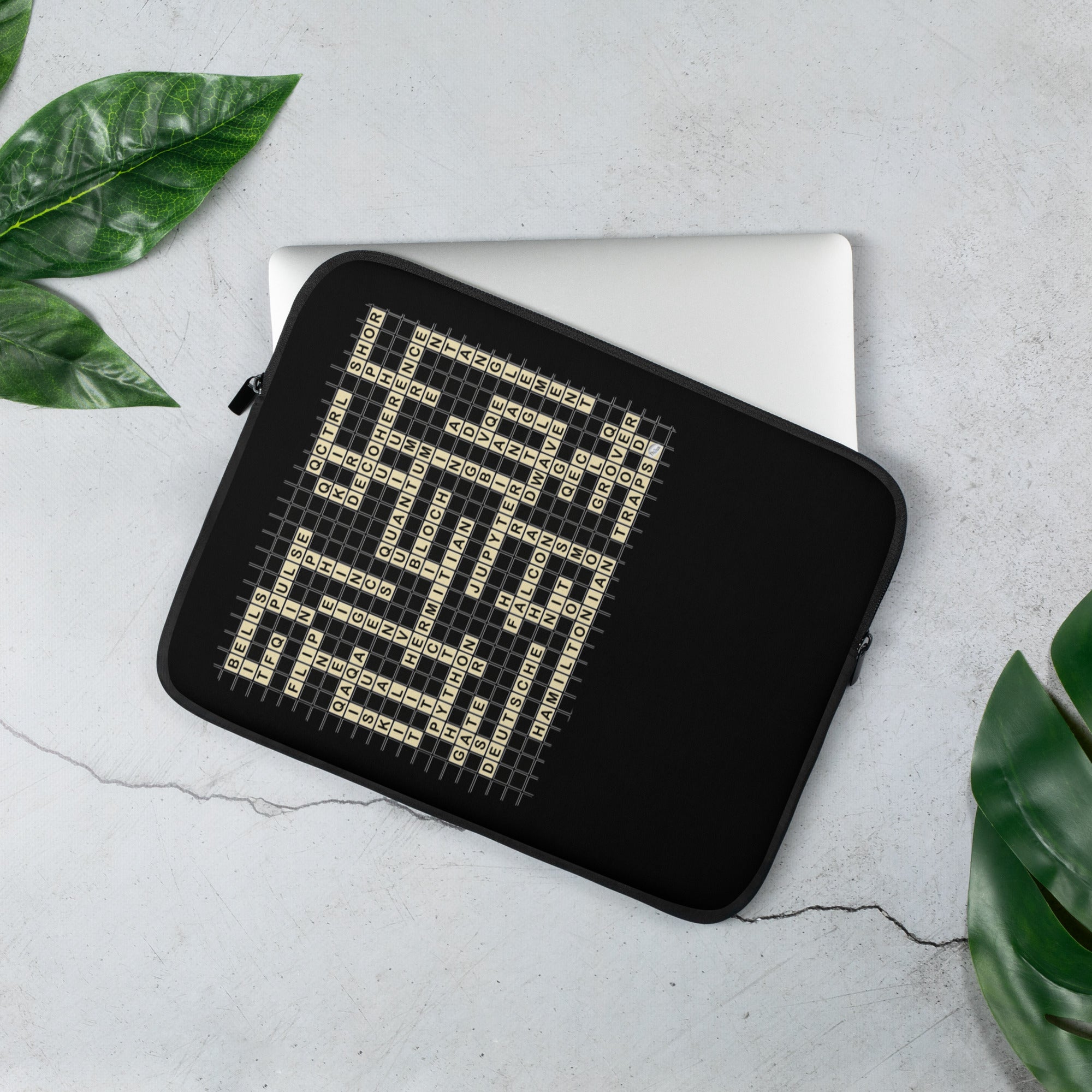 Laptop Sleeve - Programs To Cross Words With Quantum Computers