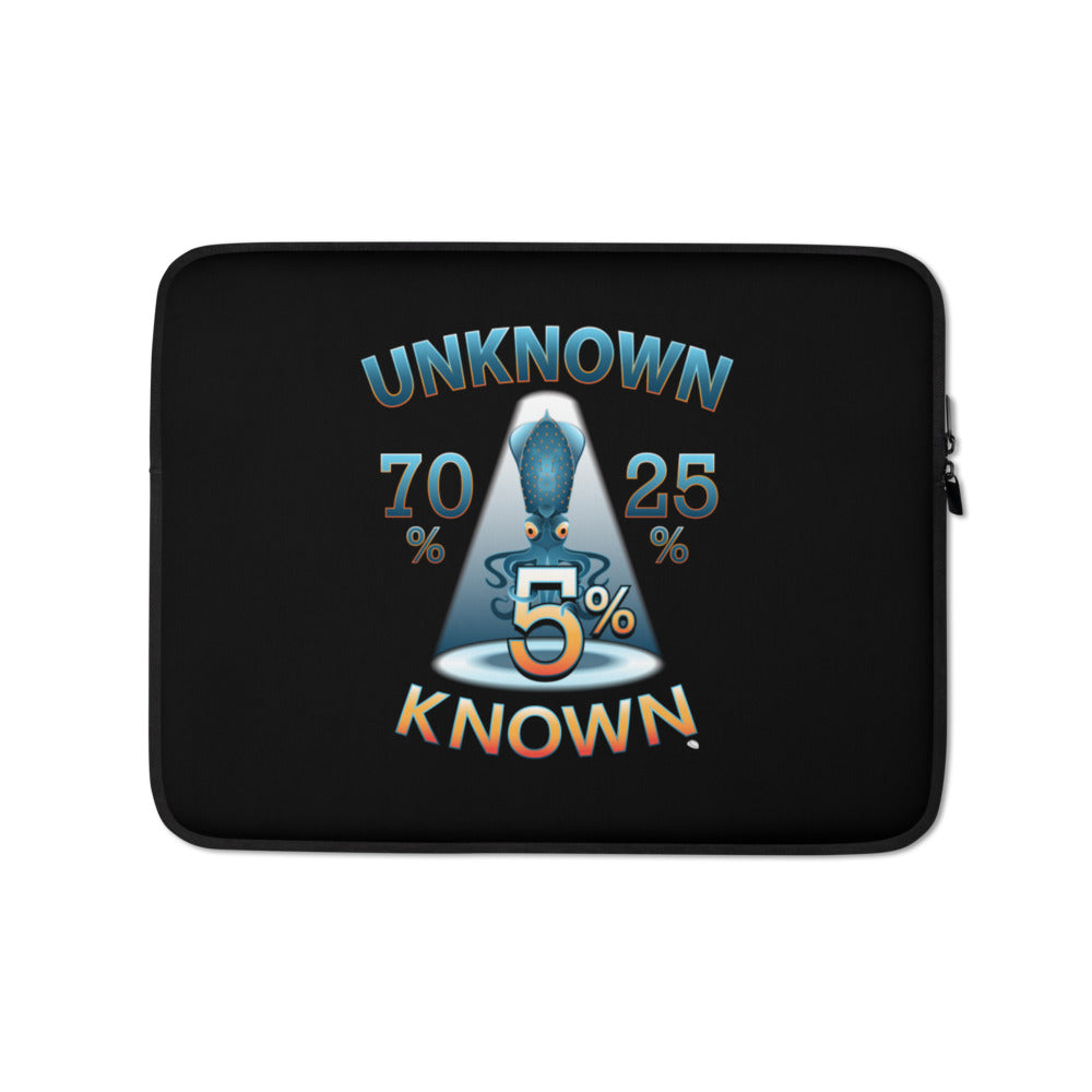 Laptop Sleeve - The Exciting Mystery of The Unknown 95% (& why the squid)?