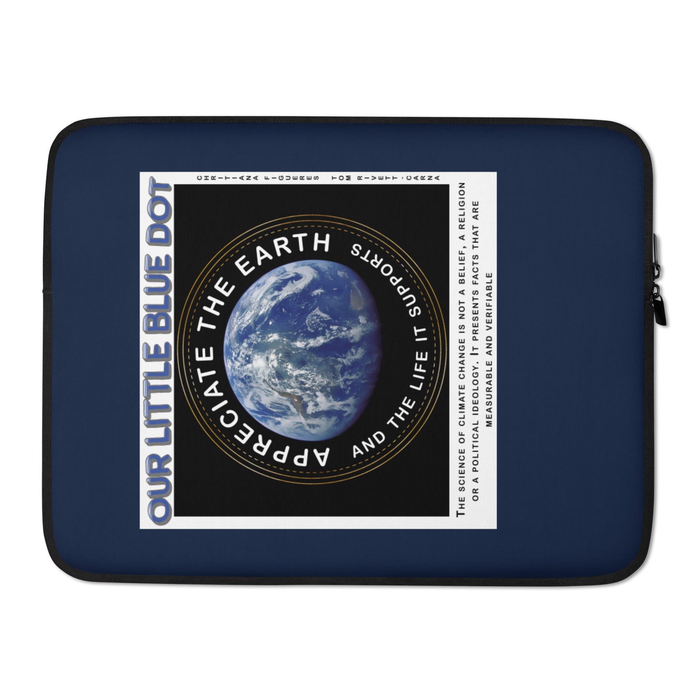 Laptop Sleeve - Appreciate The Earth, Christiana Figueres