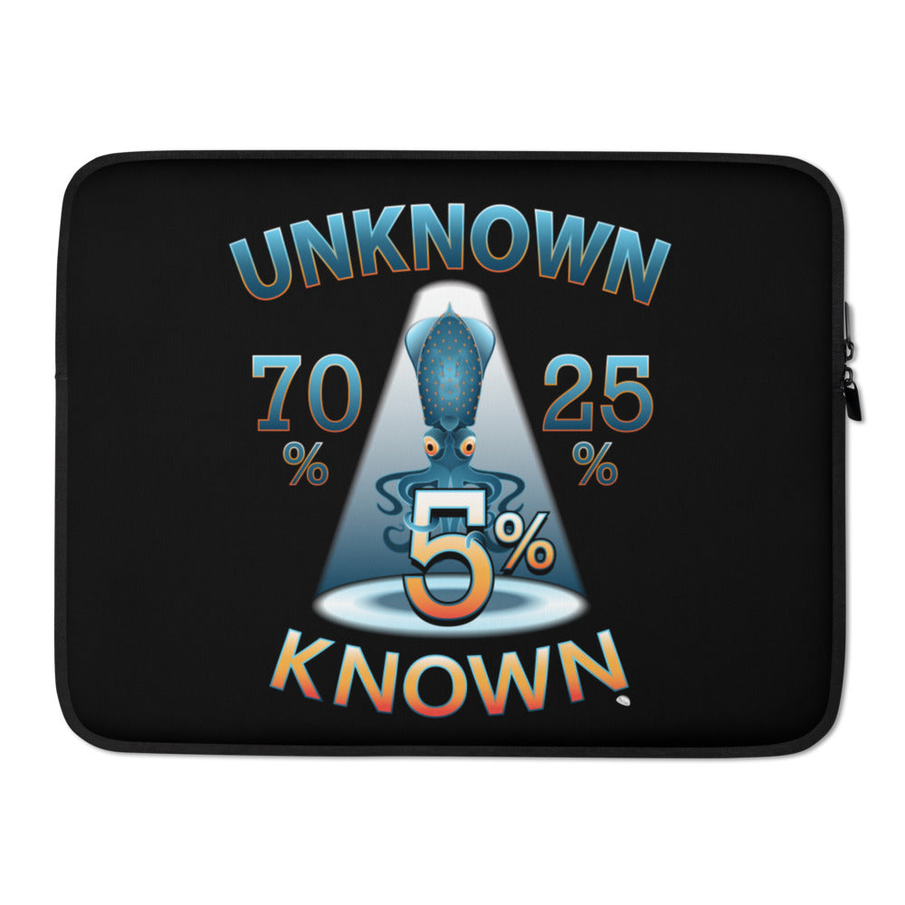 Laptop Sleeve - The Exciting Mystery of The Unknown 95% (& why the squid)?
