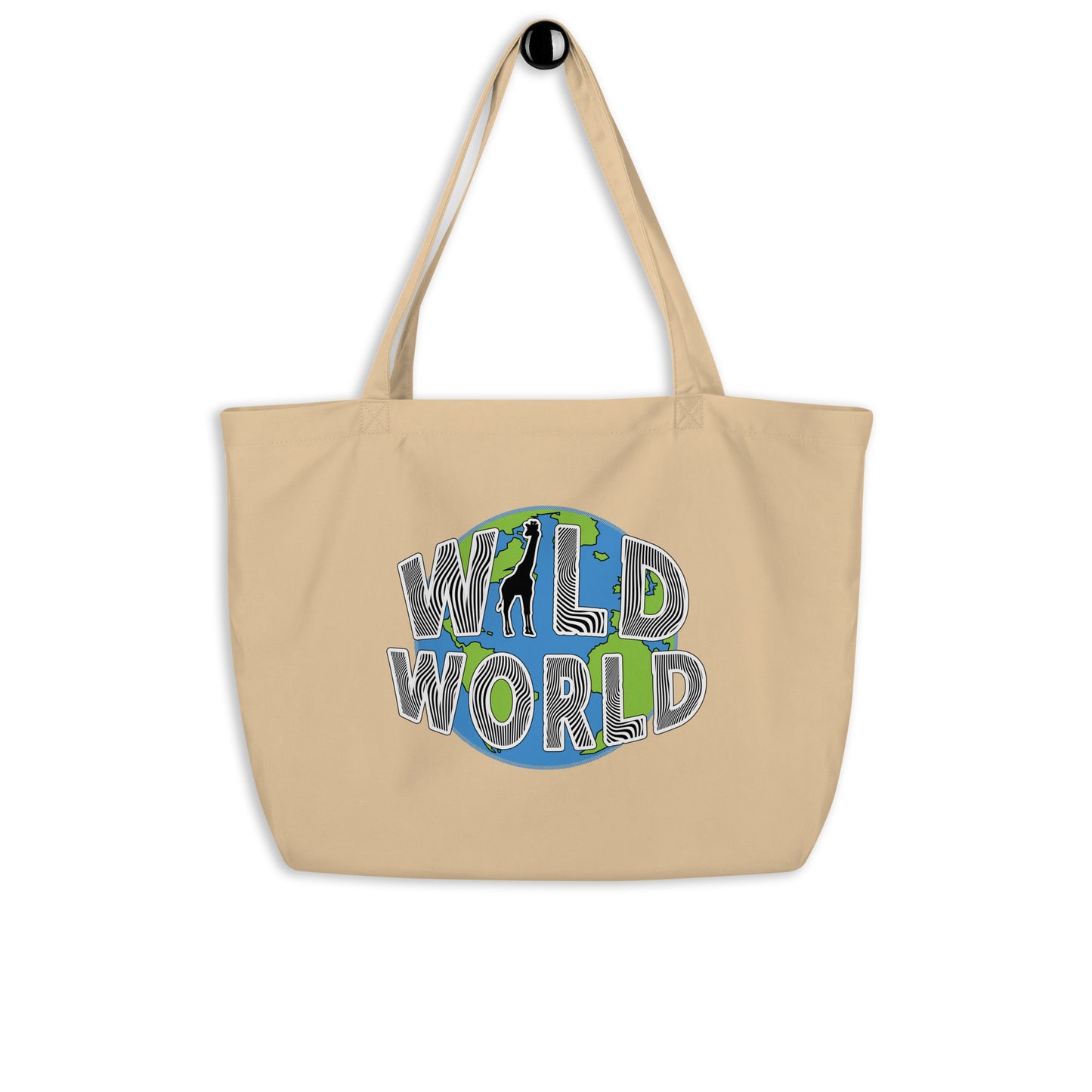 Tote bag (Large Organic) - Wild World w Scott Solomon