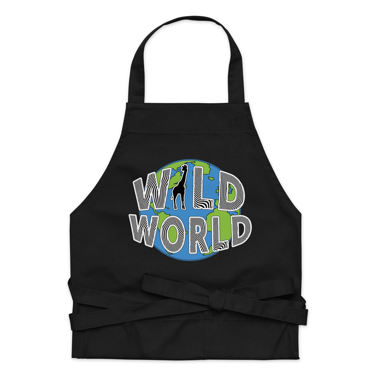Organic cotton apron - Wild World w Scott Solomon