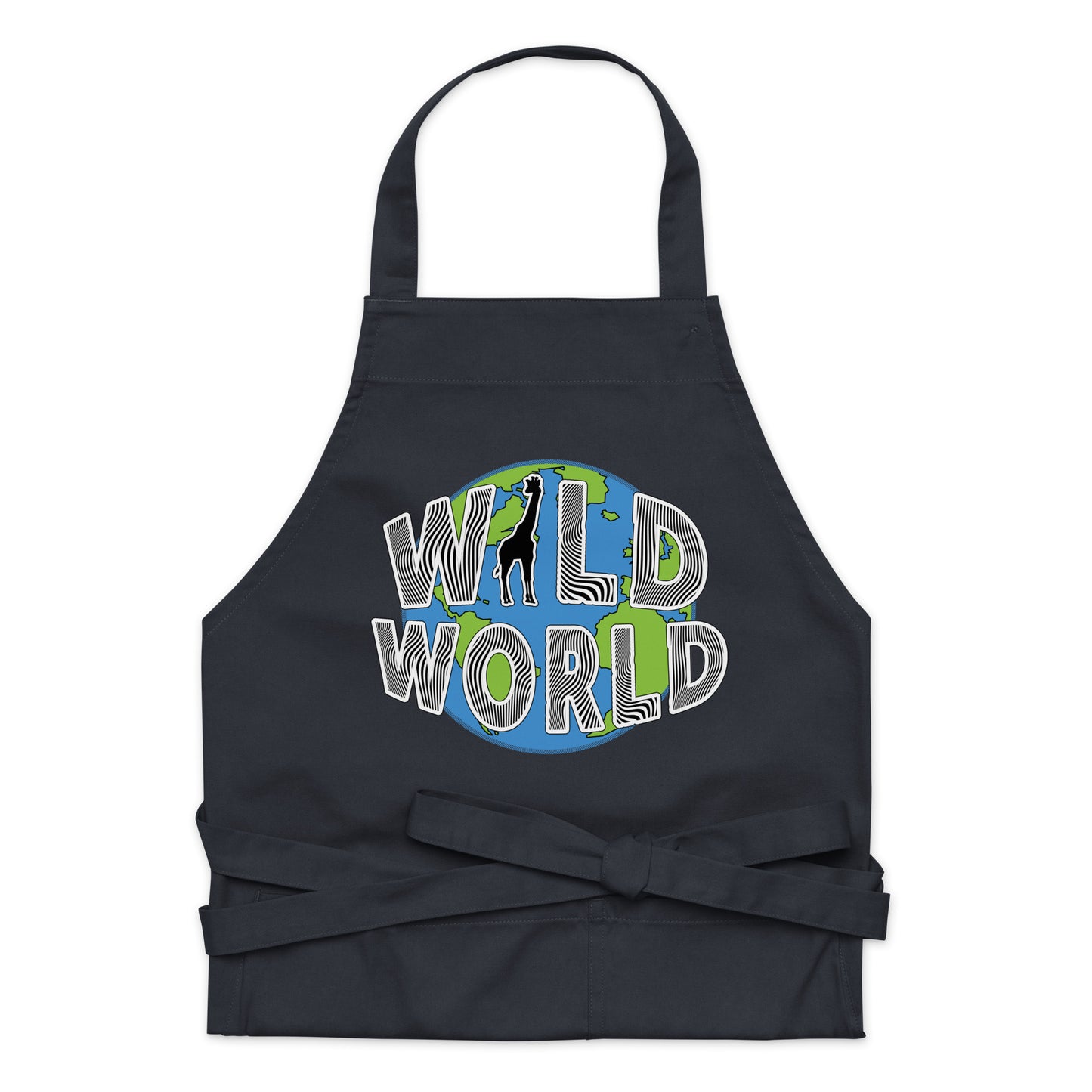 Organic cotton apron - Wild World w Scott Solomon