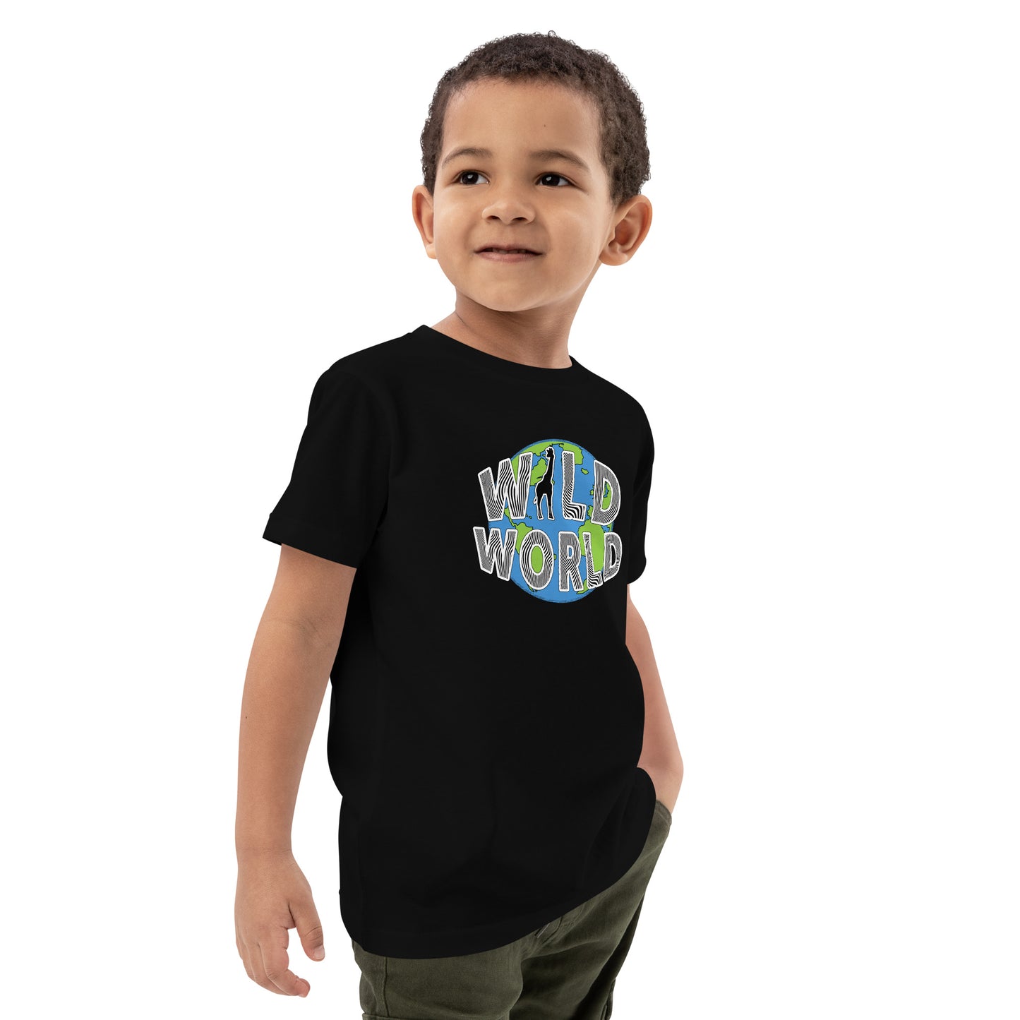 Kids t-shirt - Wild World w Scott Solomon