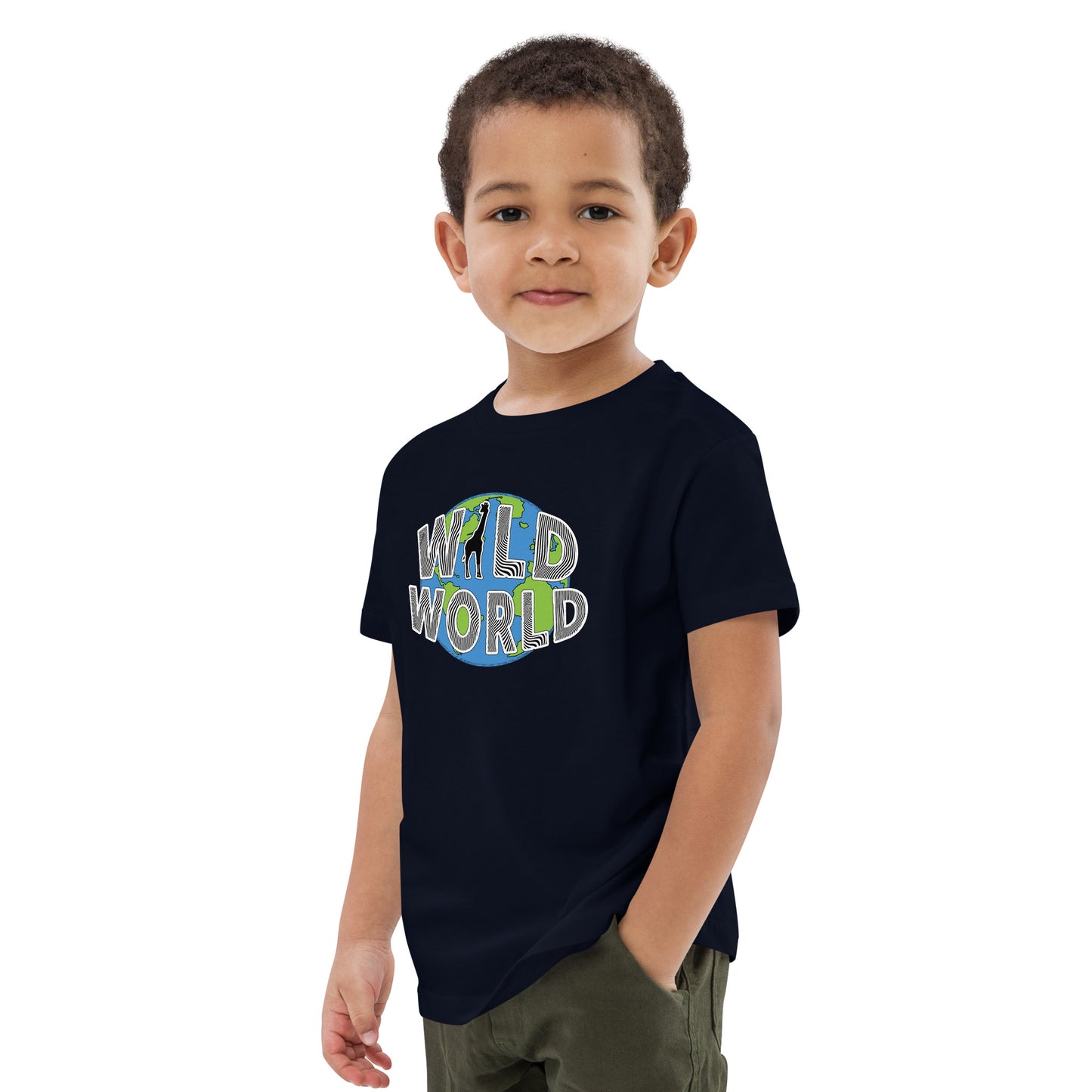 Kids t-shirt - Wild World w Scott Solomon