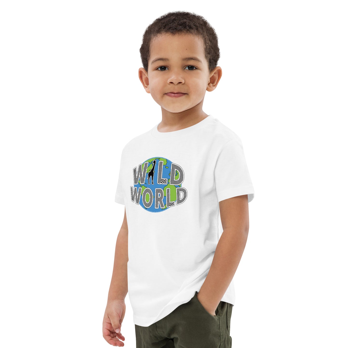 Kids t-shirt - Wild World w Scott Solomon