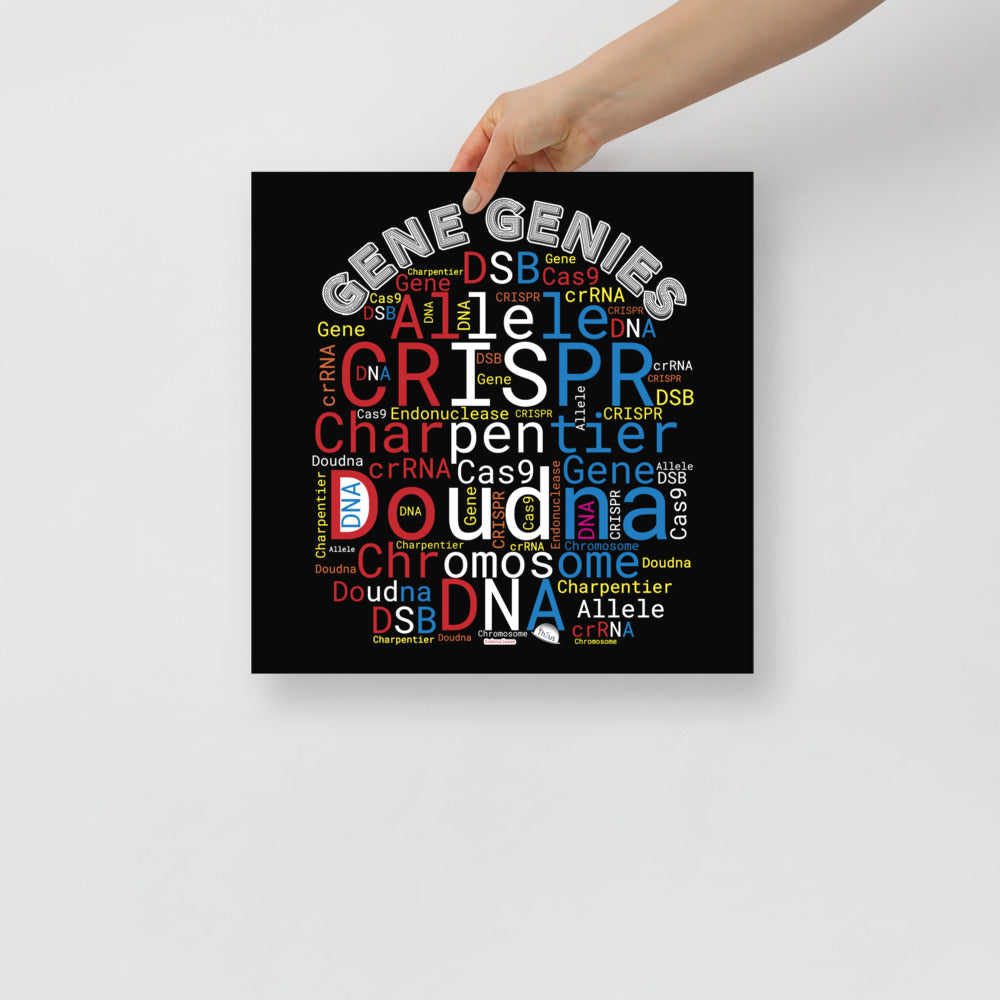 Photo paper poster - Nobel Gene Genies Doudna & Charpentier