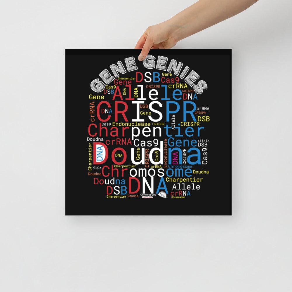 Photo paper poster - Nobel Gene Genies Doudna & Charpentier