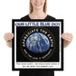 Photo paper poster - Appreciate The Earth, Kurt Vonnegut