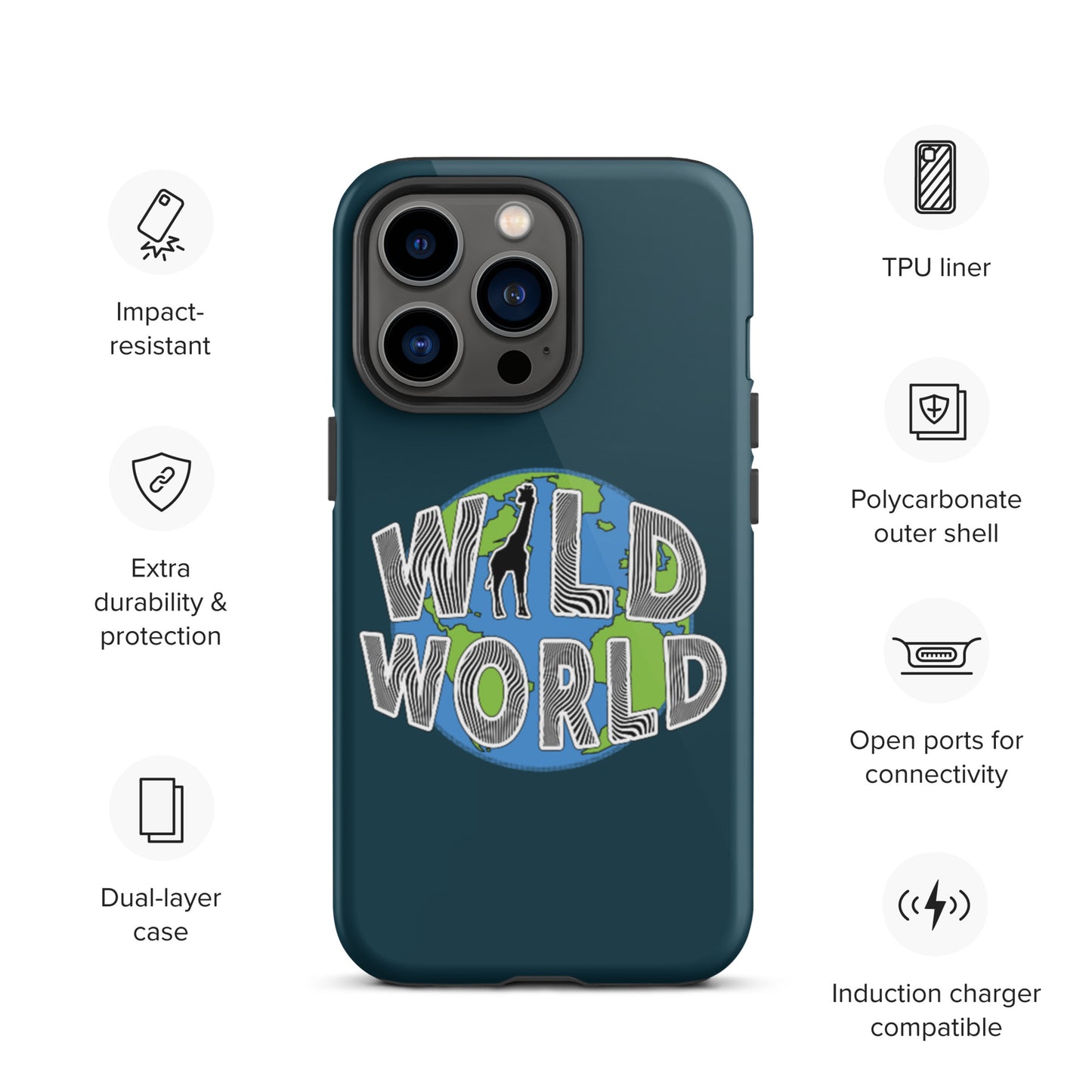 iPhone case - Wild World w Scott Solomon