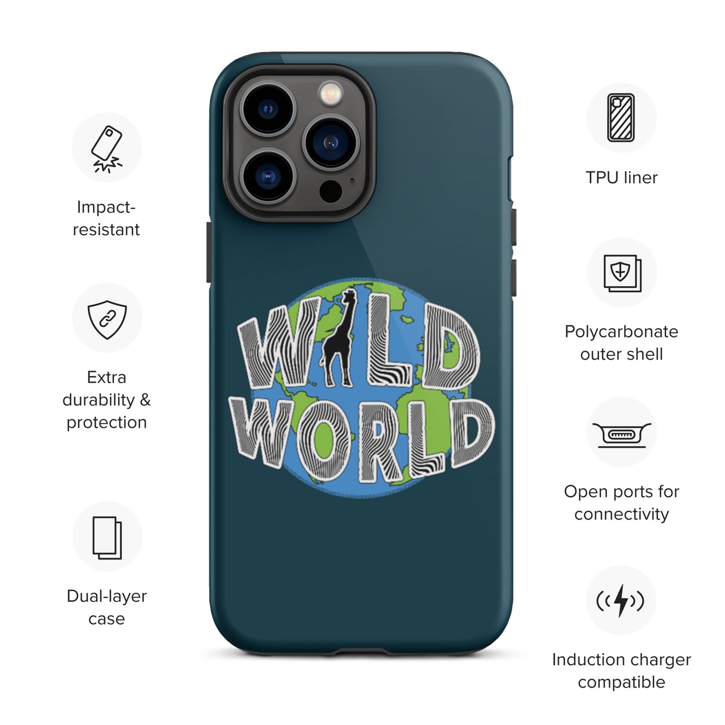 iPhone case - Wild World w Scott Solomon