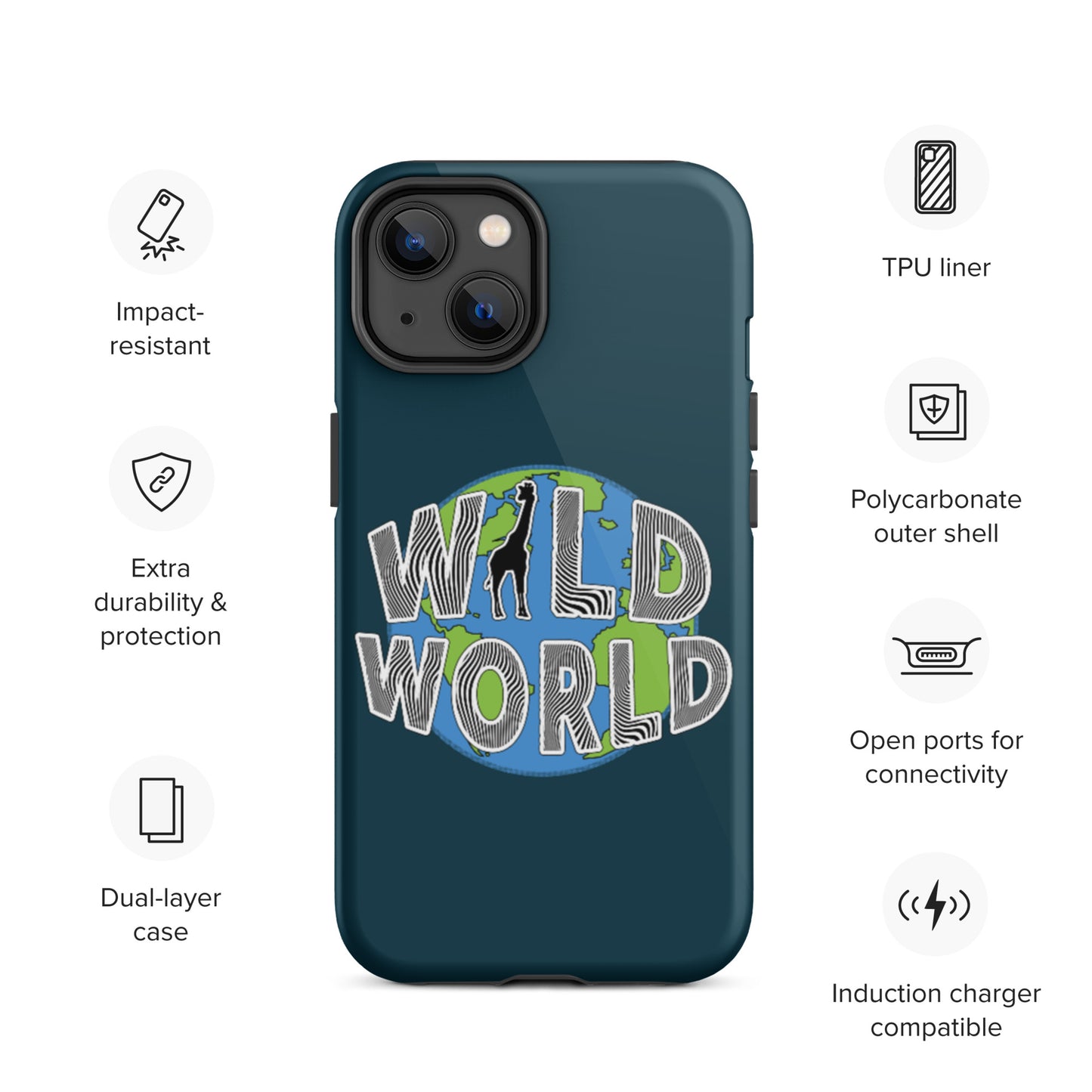 iPhone case - Wild World w Scott Solomon