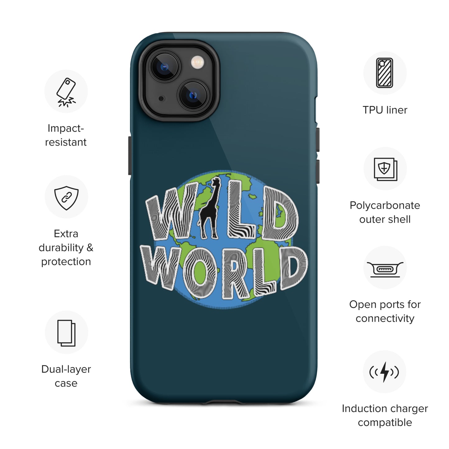 iPhone case - Wild World w Scott Solomon