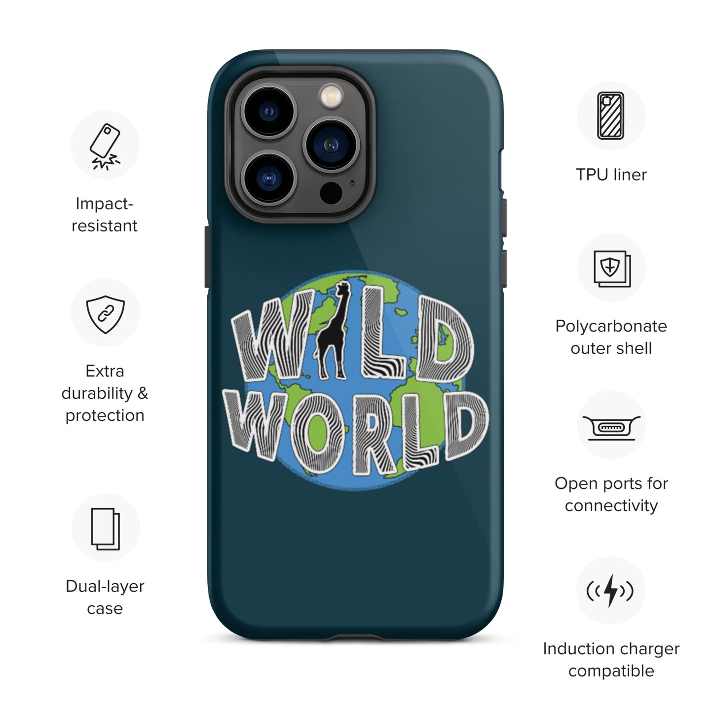 iPhone case - Wild World w Scott Solomon