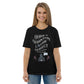 Unisex organic cotton t-shirt - Quirky Qubist Constantly Creating Quantum Circuits M