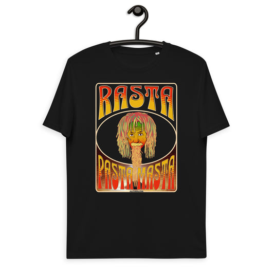Unisex organic cotton t-shirt - Spaghetti(fication) Served by The Rasta Pasta Masta