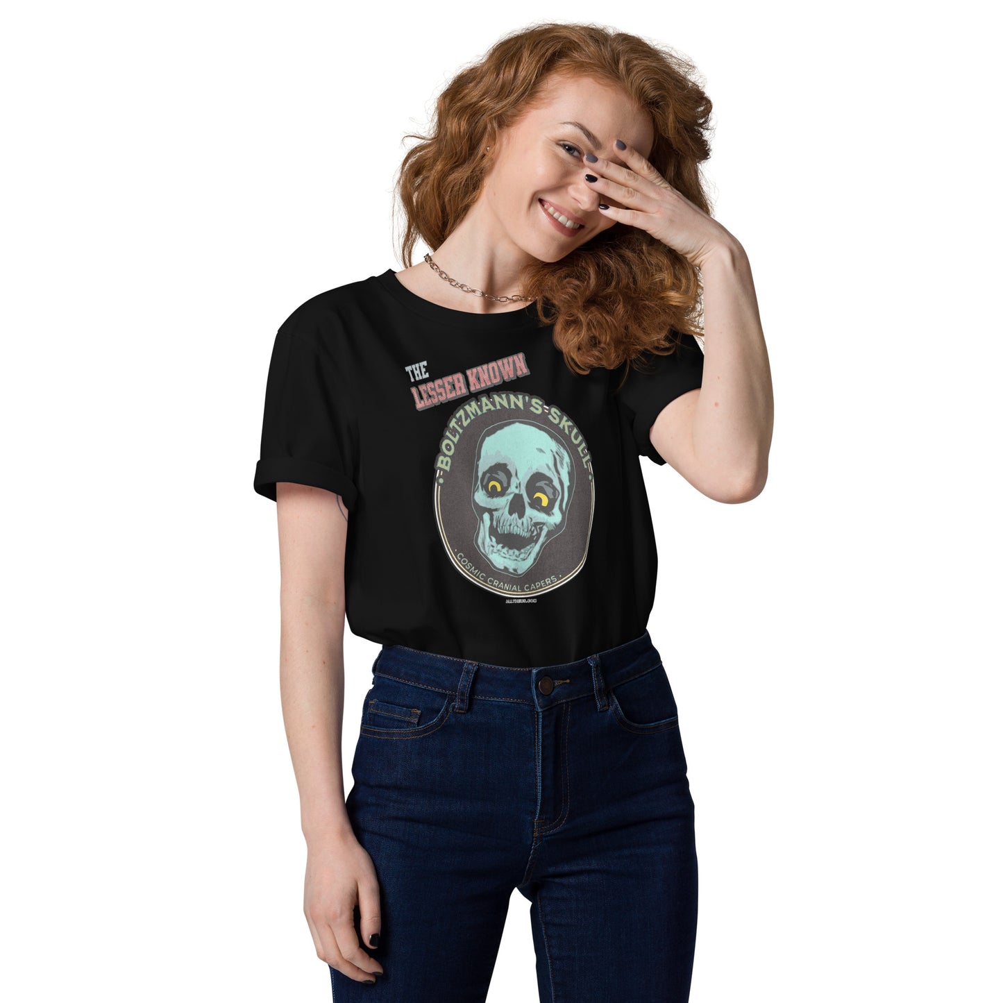 Unisex organic cotton t-shirt - Encounters with The Lesser Known Boltzmann's Skull