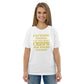 Unisex organic cotton t-shirt - Caution! Can Talk About CRISPR Cas9 For Hours