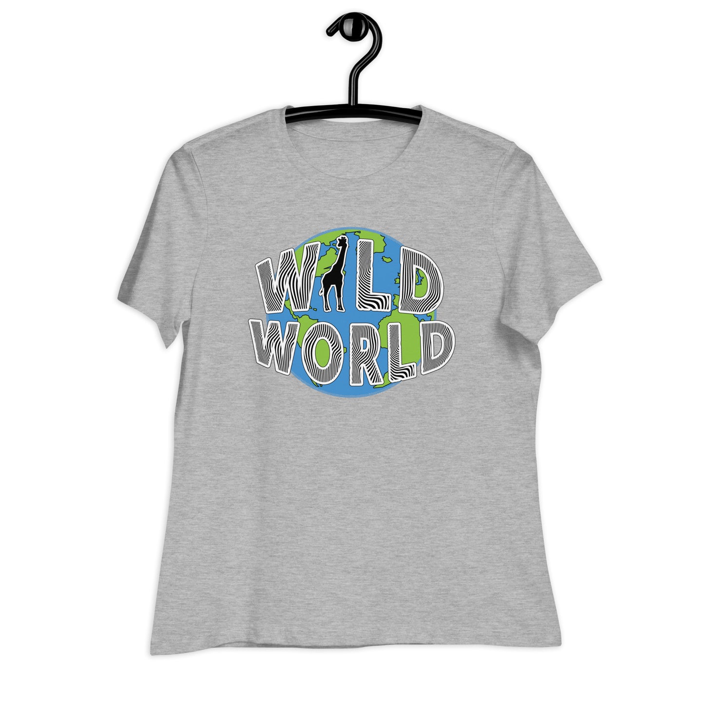 Women's Relaxed T-Shirt - Wild World w Scott Solomon