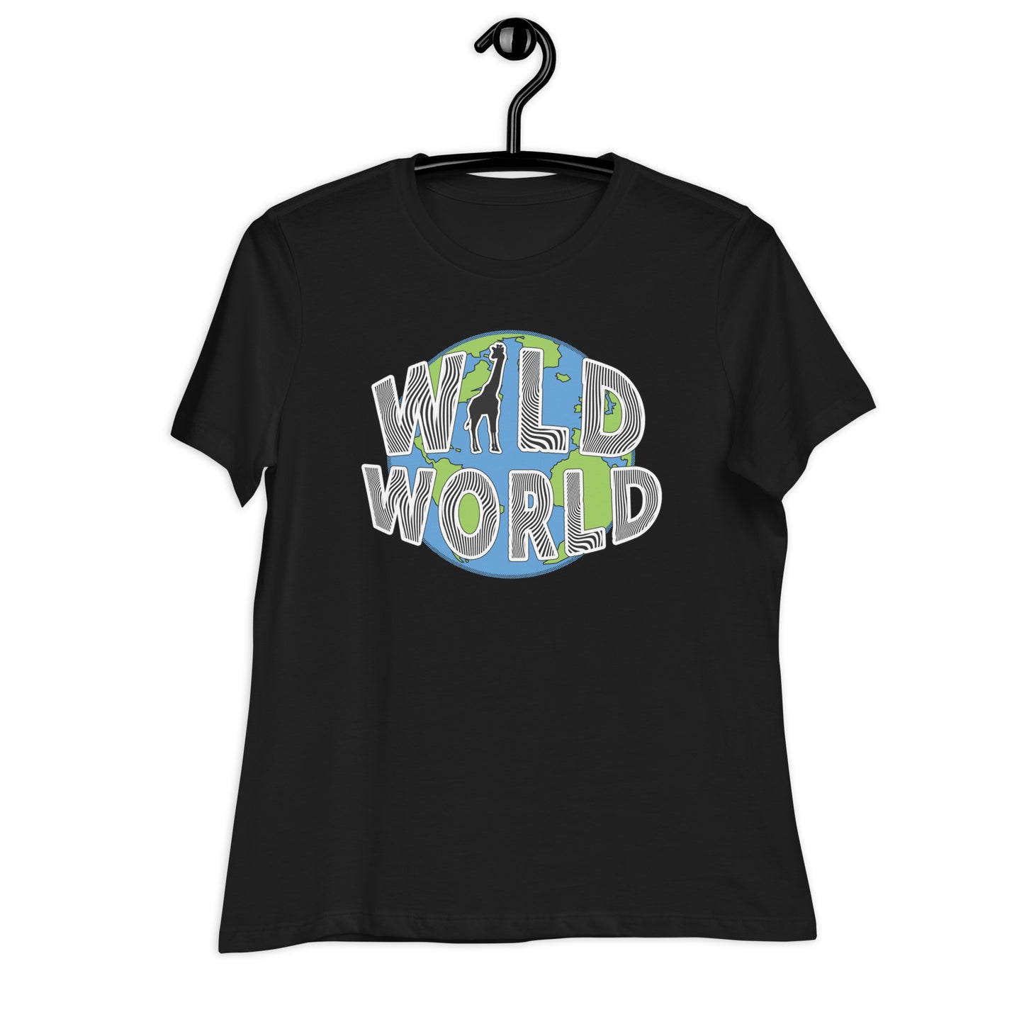 Women's Relaxed T-Shirt - Wild World w Scott Solomon