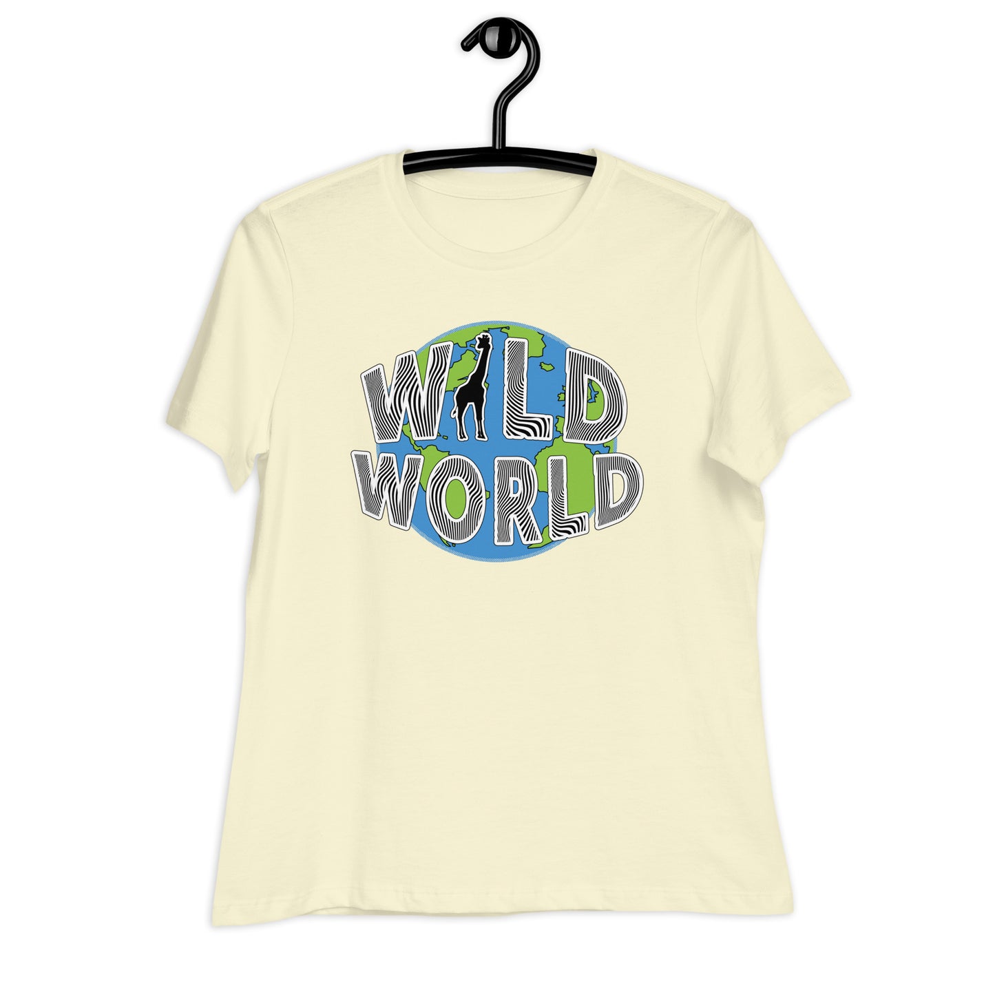 Women's Relaxed T-Shirt - Wild World w Scott Solomon