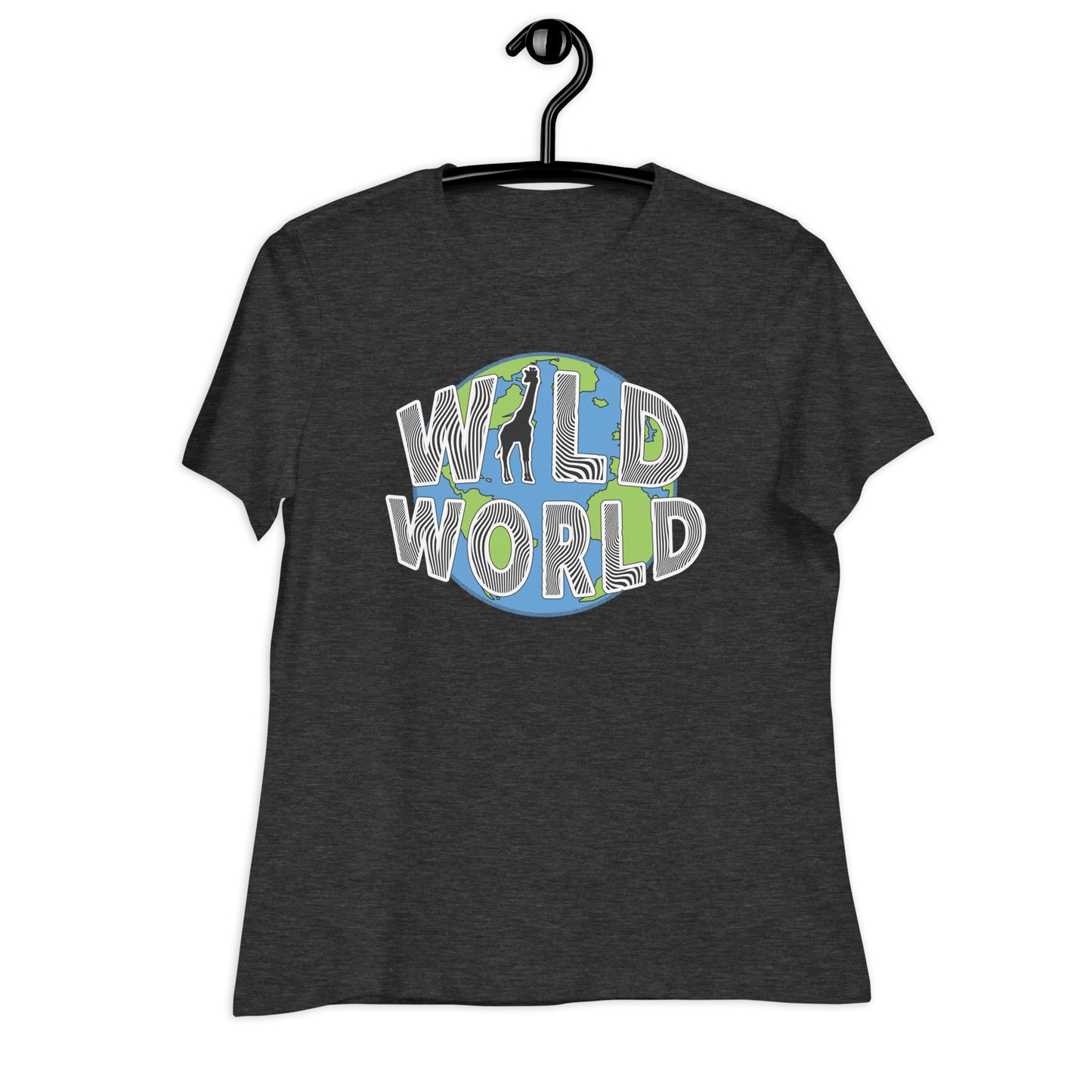 Women's Relaxed T-Shirt - Wild World w Scott Solomon