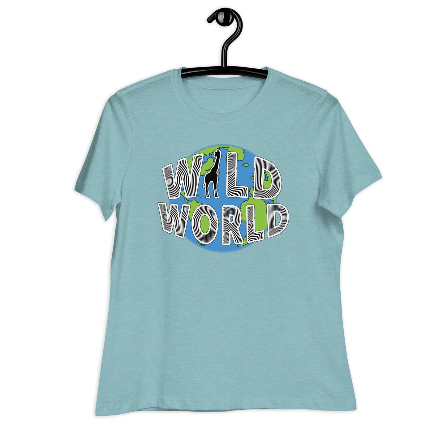 Women's Relaxed T-Shirt - Wild World w Scott Solomon