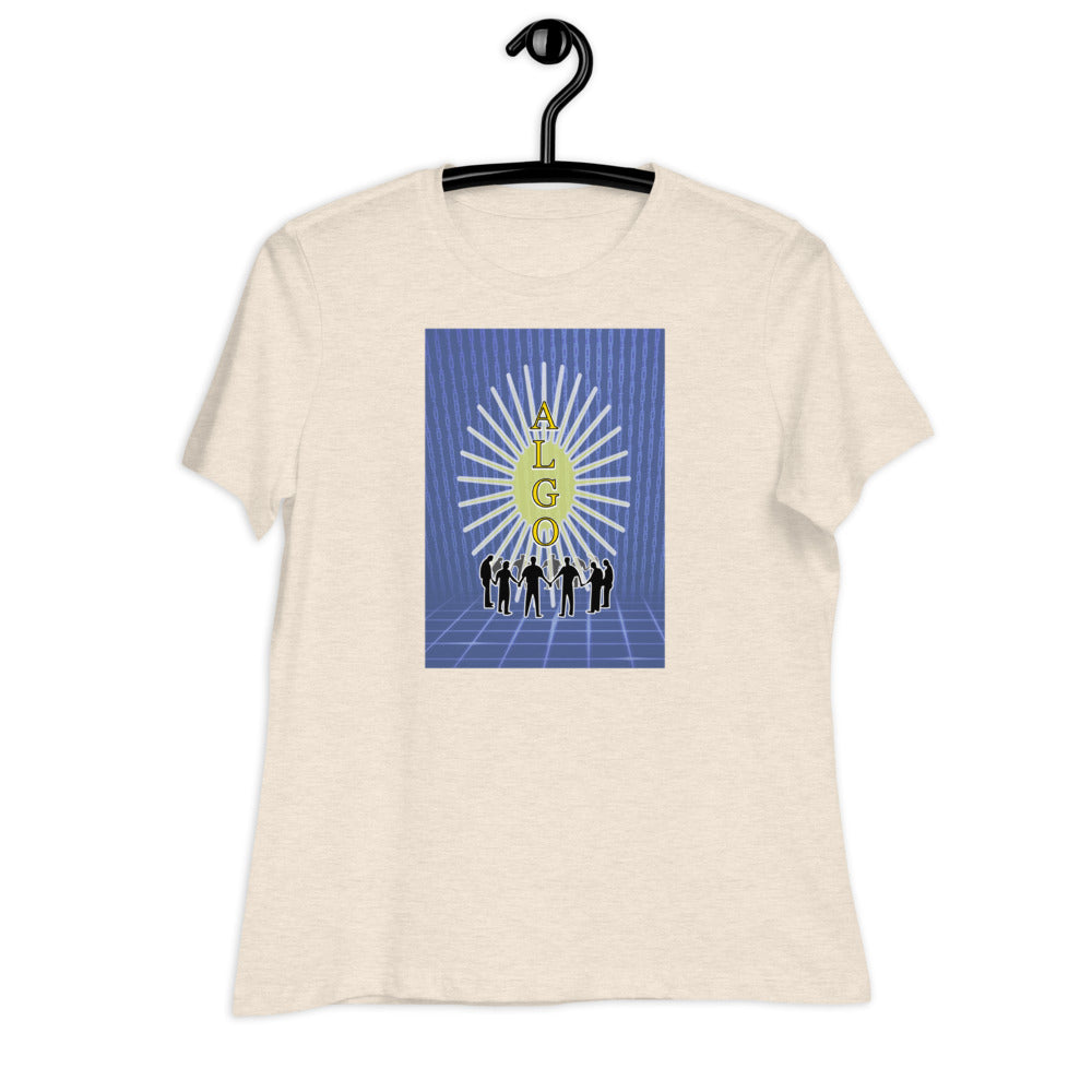 Women's Relaxed Fit T-Shirt - Worship At The Algorithmic Altar?